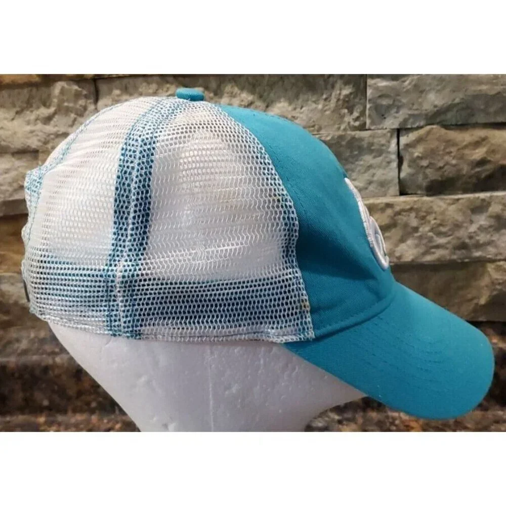 Realtree Outfitters Snap back Hat Blue Pink White Headwear Breathable Cap
